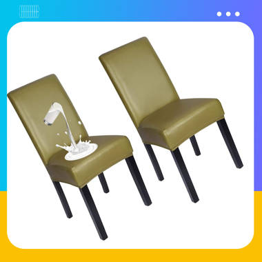 Pu leather dining online chair covers